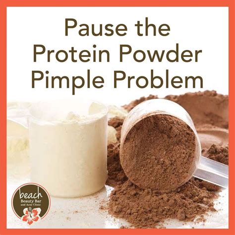 What protein is safe for acne?