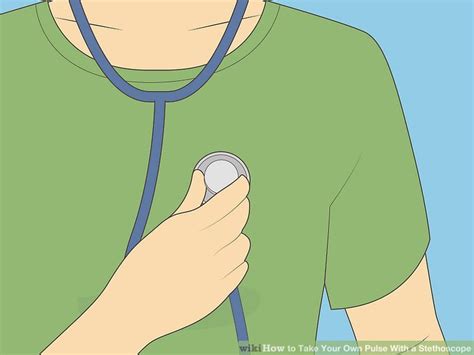 What pulse is taken with a stethoscope?