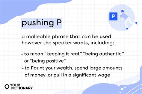 What pushing P means?
