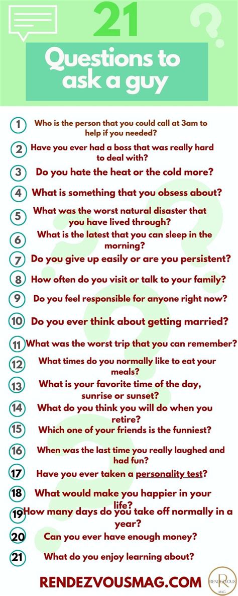 What questions to ask a boy?