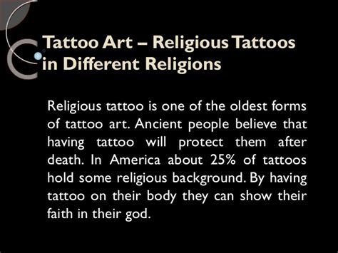 What religions don't allow tattoos?