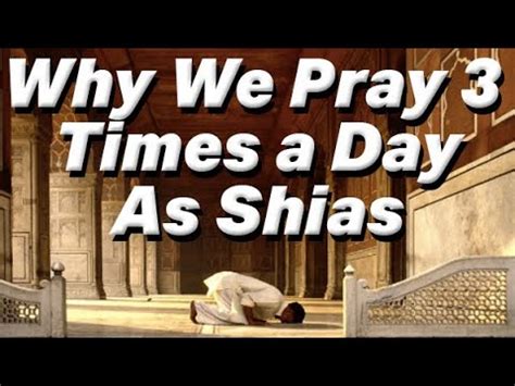 What religions pray three times a day?
