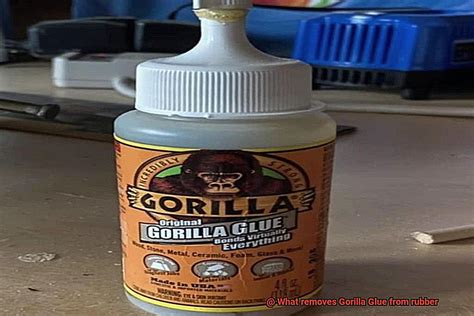 What removes Gorilla Glue?