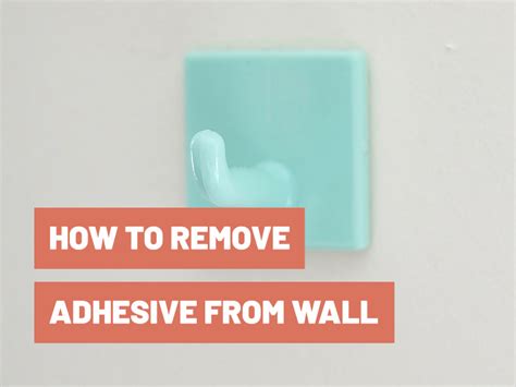 What removes adhesive easily?