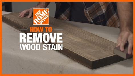 What removes dried wood stain?