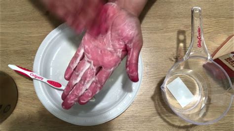 What removes dye from hands?
