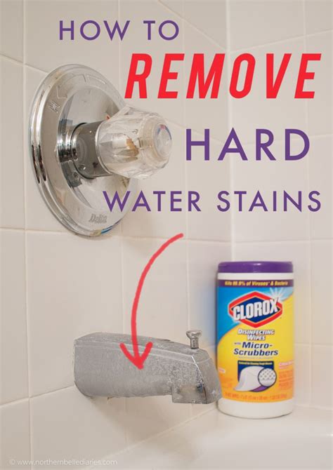 What removes hard water stains?