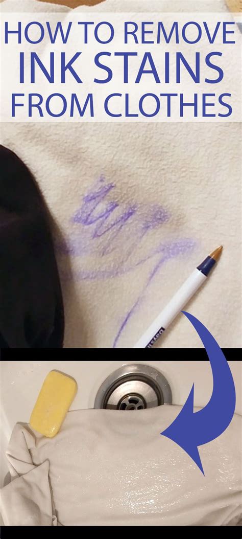 What removes pen ink from clothes?