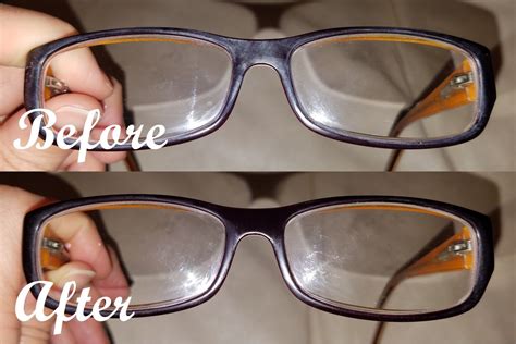 What removes white film from glasses?