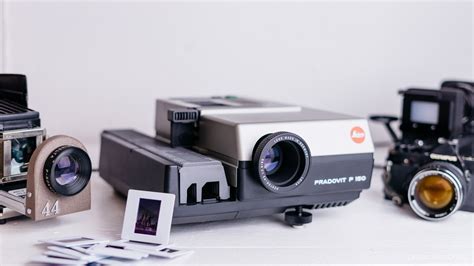 What replaced slide projectors?