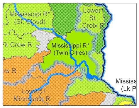 What river runs through the Twin Cities?