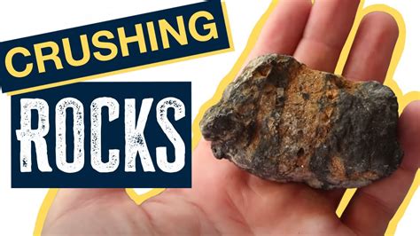 What rocks to crush for gold?