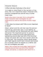 What role does Aminadab play in the story?