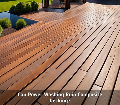 What ruins composite decking?