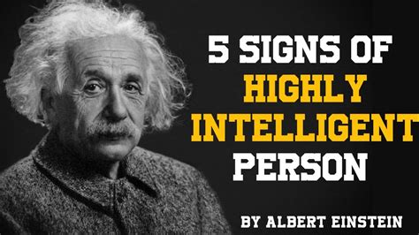 What screams highly intelligent person?