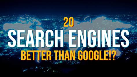 What search site is better than Google?