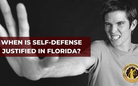 What self-defense is legal in Florida?