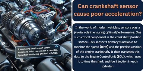 What sensors cause poor acceleration?