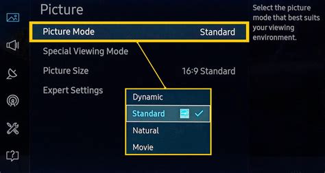 What settings for my TV?
