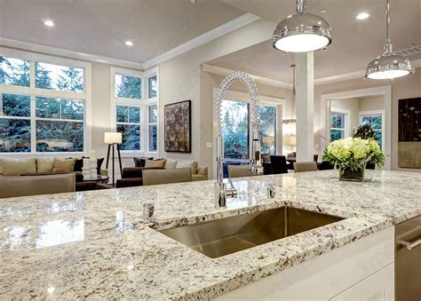 What shines marble countertops?