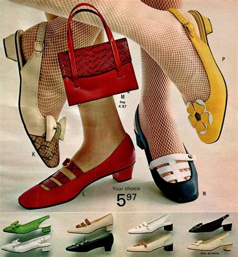 What shoes were popular in the 60s?