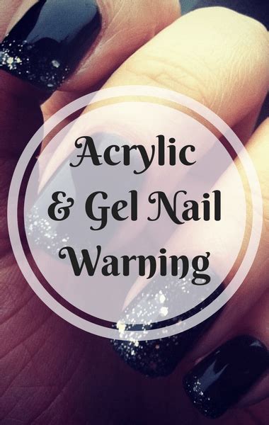 What should I avoid with acrylic nails?