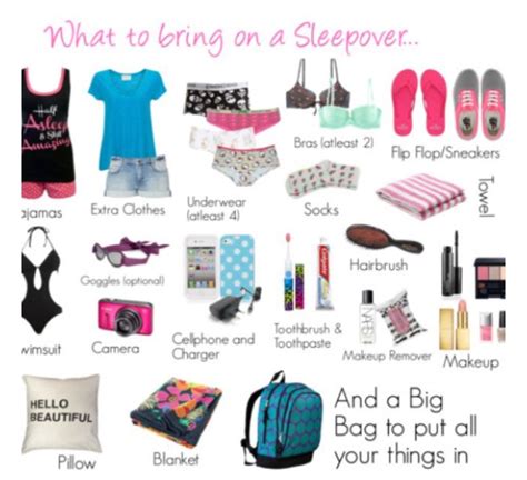 What should I bring to a sleepover with a girl?