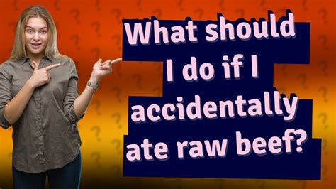 What should I do if I accidentally eat raw pork?