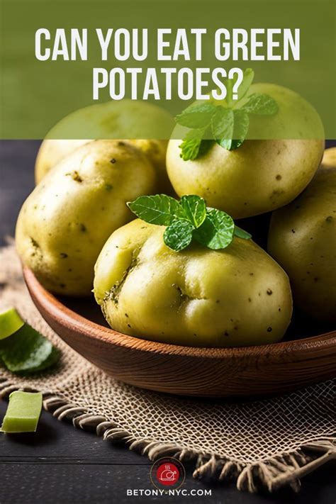 What should I do if I ate a green potato?