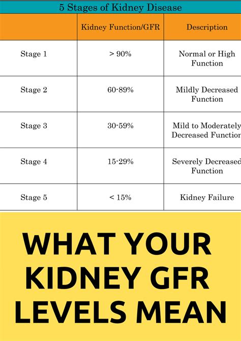 What should I do if my gFR is 58?