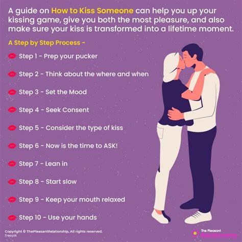 What should I do while kissing?