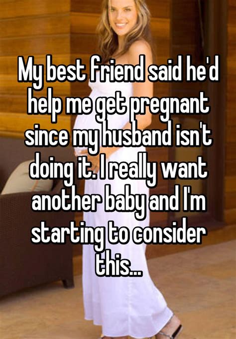 What should I do with my husband to get pregnant?