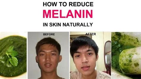 What should I eat to reduce melanin?