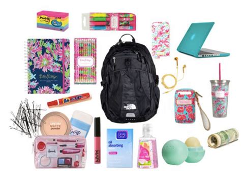 What should a 12 year old girl carry in her bag?