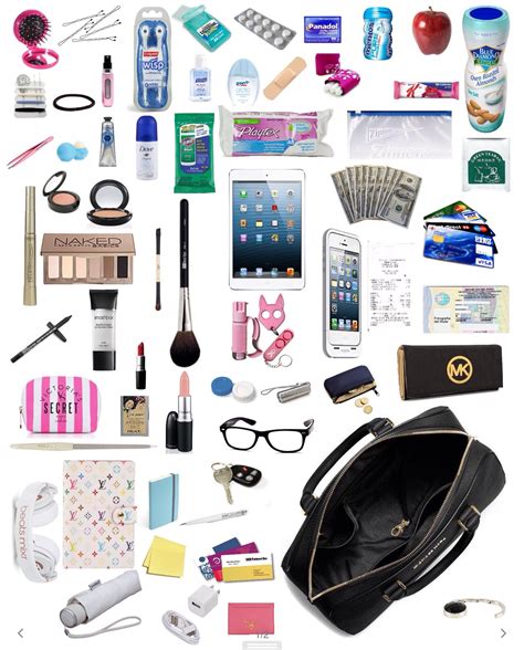 What should a 13 year old put in her purse?