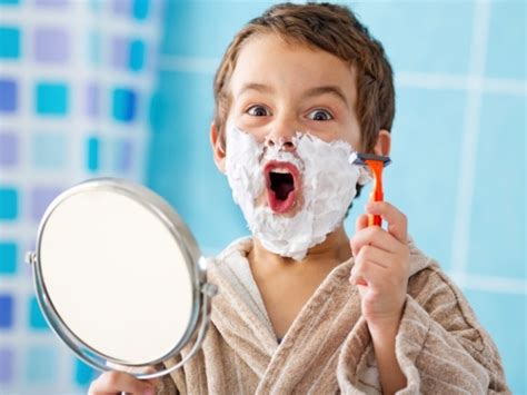 What should a 13 year old use to shave?