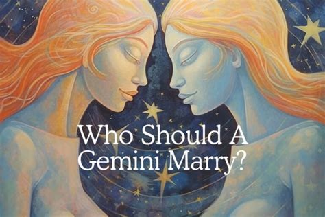 What should a Gemini not marry?