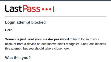 What should a master password look like?