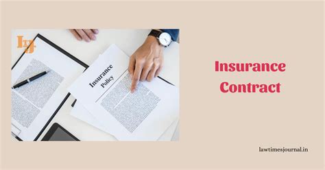 What should be in an insurance contract?