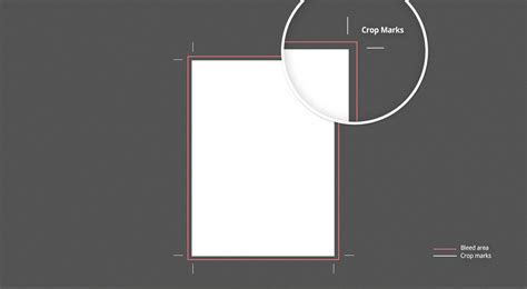 What should crop marks look like?