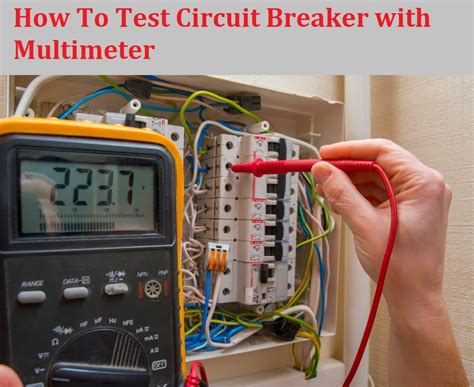 What should happen when you test a breaker?