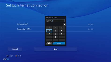 What should my PS4 DNS be?
