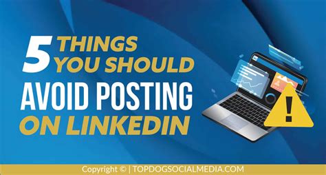 What should you avoid posting?