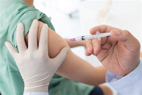 What should you do if accidentally injected with a vaccine?