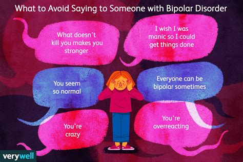 What should you not say to someone with bipolar?