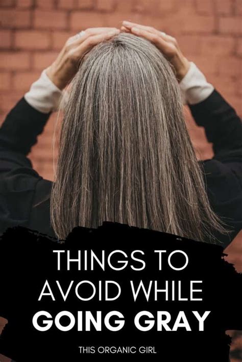 What should you not use on grey hair?