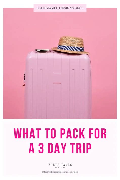 What size bag for a 3 day trip?