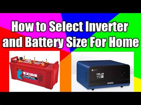 What size battery for a 1500w inverter?