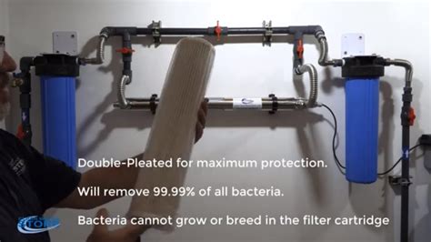 What size filter removes bacteria?
