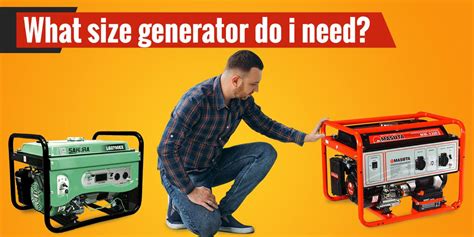 What size generator do I need to run a TV?
